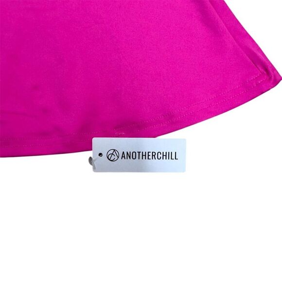 NWOT Another Chill XS Hot Pink Spaghetti Strap Bodycon Maxi Dress - Picture 4 of 6